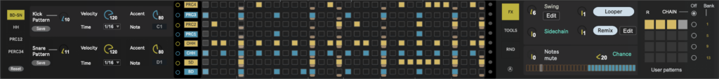 M4L Tiny Drummer